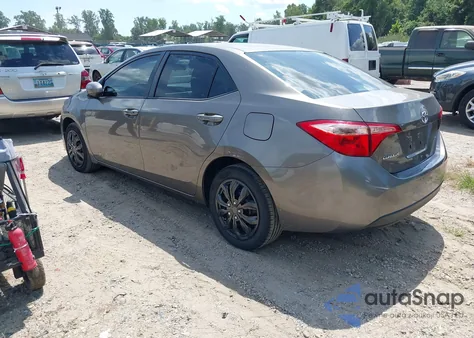 2018 Toyota Corolla Le из США, поврежденный, VIN 2T1BURHE6JC036123